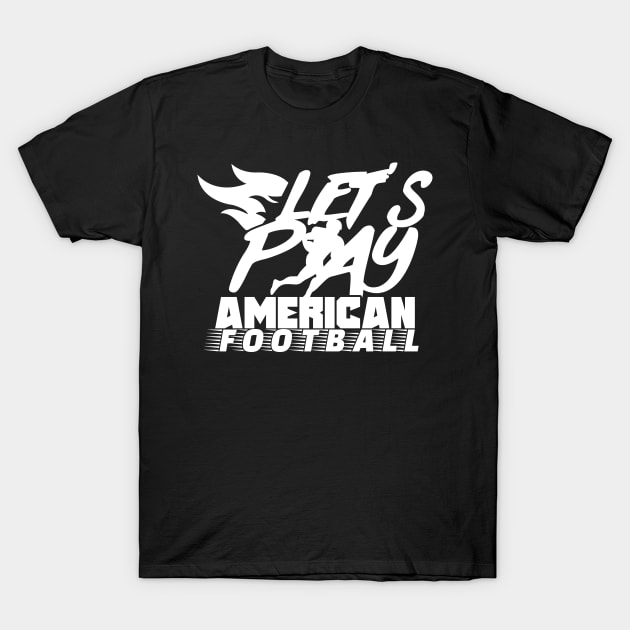 American Football Coach Footballer Player Team T-Shirt by dr3shirts